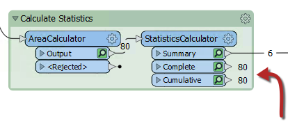 Using feature caching to confirm correct port is connected